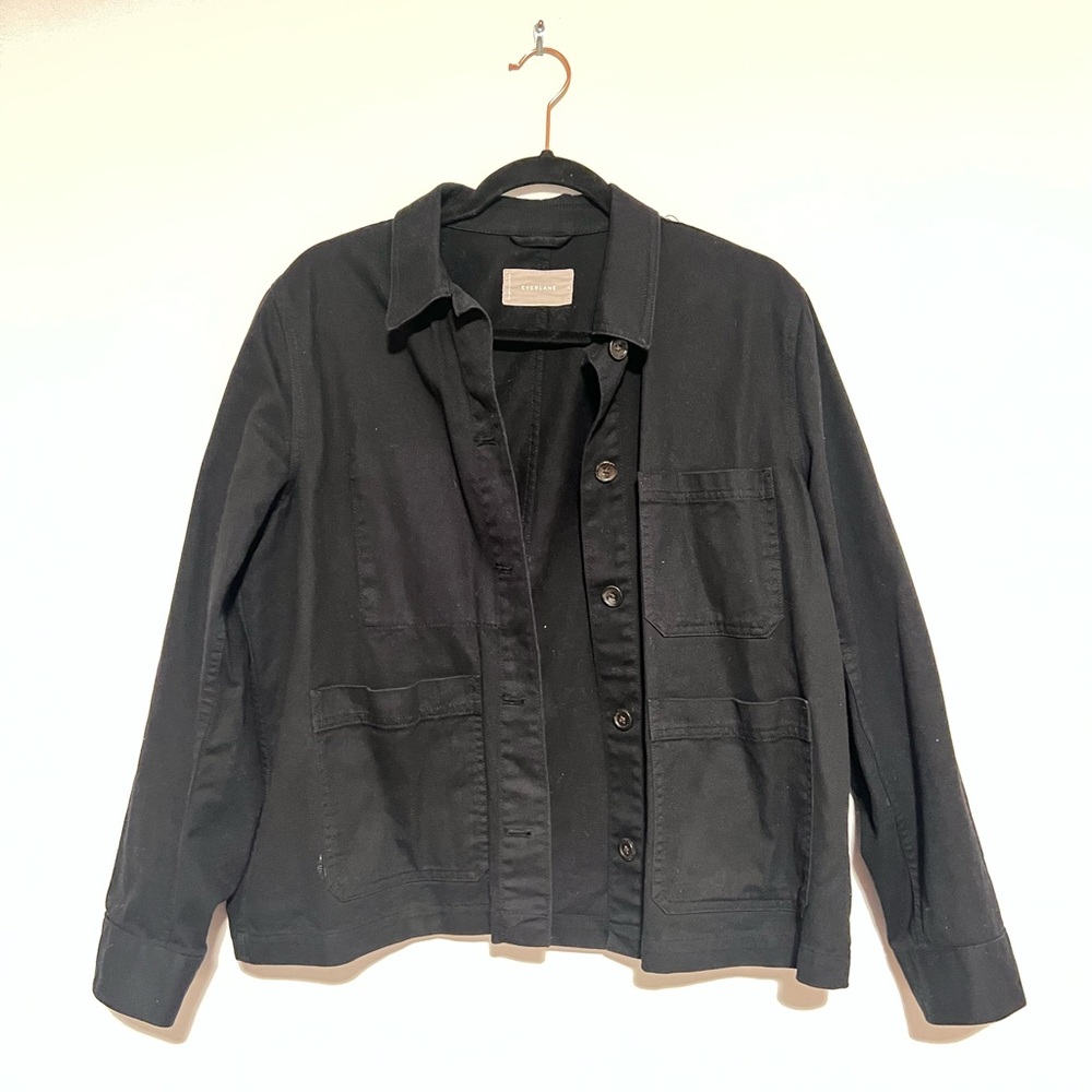 Everlane Black Utility Jacket